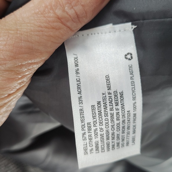 Anna Sui Gray Tweed Cocktail Dress Size Medium Open Back Neck Detail - Picture 11 of 11